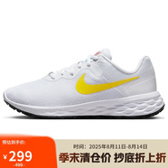 耐克NIKE馬拉松跑步鞋女REVOLUTION 6 NEXT運動鞋DC3729-105白黃35.5