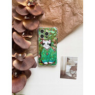 桐汝壁新款蘋果17promax手機殼中國風旗袍貓斜挎可調(diào)節(jié)適用蘋果16PROMAX華為mate60pro+手腕鏈條17air套 手機殼單殼 iPhone16ProMax