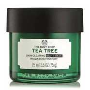 美體小鋪（The Body Shop）茶樹面部護理油精華油控油保濕平衡水油精油七夕禮物海外原裝 茶樹控油抗痘晚安面膜 75ml（直郵）