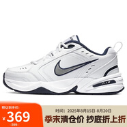 耐克NIKE男訓練鞋老爹鞋AIR MONARCH IV 運動(dòng)鞋 415445-102白黑42