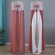 XMSJ日本進(jìn)口品質(zhì)空調防塵罩2025年新款立式圓柱形防塵罩開(kāi)機不取客廳 錦繡-紅 海爾帝尊/魔尊/小超人(B)