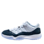 耐克（NIKE）AIR JORDAN 11 Low AJ11藍(lán)蛇 白藍(lán)爆裂紋皮低幫 籃球鞋CD6846-102 藍(lán)蛇 男CD6846-102  42.5