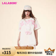 拉拉波波（LALABOBO）LALABOBO T恤女LBDB-WSDT11 粉色 XS
