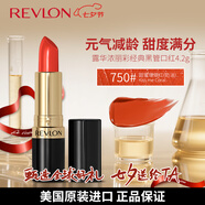 露華濃（Revlon）麗采保濕滋潤唇膏黑管口紅4.2g甜蜜珊瑚紅750#不掉色七夕禮物女