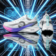 李寧（LI-NING）李寧赤兔9PRO碳板跑步鞋男就冬季青少年專(zhuān)用競速運動(dòng)飛電鞋跑鞋 赤兔9pro/響尾蛇-標準白緩彈爆 35