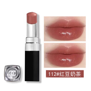 香奈兒（Chanel）可可小姐炫色口紅coco bloom銀黑細(xì)管唇膏七夕情人節(jié)送女朋友禮物 112#紅豆奶茶色