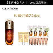嬌韻詩（CLARINS）雙萃煥活修護(hù)精華露（黃金雙萃）緊致彈潤細(xì)膩肌膚 75ml-輕盈版套組