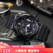 卡西歐（CASIO）男表  學(xué)生運(yùn)動(dòng)手表 多功能雙顯電子表 防水夜光石英表 夜光指針AEQ-110W-1B