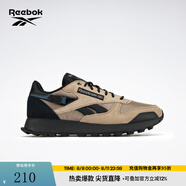 Reebok銳步官方男女款CLASSIC LEATHER黑武士美拉德休閑復(fù)古跑鞋 100025108 36 (23.5cm),US:5