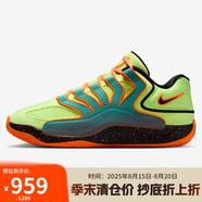 耐克NIKE男子籃球鞋 KD18 運動(dòng)鞋HV1994-301綠黃41