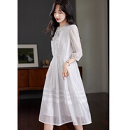 德瑪納【新中式仙女裙】夏國風(fēng)絲滑萊賽爾五分袖顯瘦氣質(zhì)優(yōu)雅連衣裙女