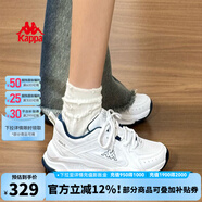 KAPPA女鞋增高老爹鞋女2025夏季新款鞋子女款跑步鞋學(xué)生休閑運(yùn)動鞋潮鞋 漂白/影藍(lán) 【小紅薯同款】 37