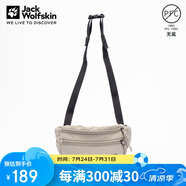 Jack Wolfskin狼爪腰包男包女包旅行跑步包徒步2L斜挎包8007801 4030青石色