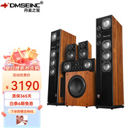丹麥之笙（DMSEINC）名門九號 5.1家庭影院音響套裝 家用電視客廳音響  落地式木質(zhì)環(huán)繞音響 大功率功放音箱組合套裝 套餐二：5.1聲道【不帶功放】