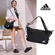 阿迪達(dá)斯 （adidas）男包女包運(yùn)動(dòng)包桶包大容量手拎包斜挎包手提包健身包行李包 KC1404黑色 NS