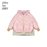 jnby by JNBY江南布衣童裝中長(cháng)款羽絨服冬男女童1O0C12170 664/水粉色 150cm