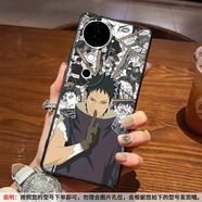 尚閃千適用于vivoS20手機(jī)殼iQOOZ9火影忍者帶士Neo10個(gè)性動(dòng)漫Y36直邊透明X100S硅膠軟套全包防摔 【透黑底-宇智波帶士】 iQOO8
