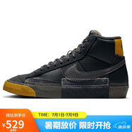 耐克NIKE運(yùn)動板鞋高幫男經(jīng)典BLAZER MID運(yùn)動鞋F(xiàn)B8891-001黑42