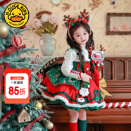 G.DUCKKIDS童裝圣誕節(jié)兒童服裝女童連衣裙秋冬季洛麗塔公主裙卡通洋氣生日裙 258款單吊帶裙 100 建議90-100cm3-4歲