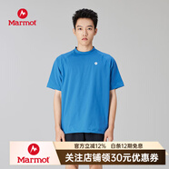 土撥鼠（Marmot）速干短袖 男士戶外運動T恤上衣 吸濕速干 抗菌 Mt.RashGuard 藍(lán)色 XL