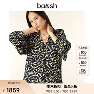 ba&sh bash迷你裙夢(mèng)幻豹紋七分袖法式連衣裙1H24AISH ENCRE S (0)