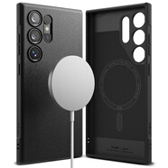 RingKe韓國Ringke適用于三星s25ultra手機殼s24+新款全包防摔保護殼u磨砂保護套22plus版掛繩男女軟殼gal 【暗夜黑】磁吸款 三星Galaxy_S25_Ultra