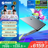 機(jī)械革命極光X 潮玩版 酷睿i7HX 游戲本筆記本電腦(i7-14650HX 32G 1T RTX5060 2.5K屏 300Hz 灰)