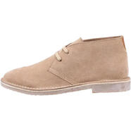 暇步士（Hush Puppies）男士輕便防水 suede 靴舒適緩震休閑工裝靴 Sand 42
