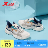 特步男鞋流年戶(hù)外運(yùn)動(dòng)老爹跑步休閑鞋子男時(shí)尚百搭