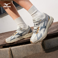 美津濃（MIZUNO）【RACER S】軟底輕便運動(dòng)跑步鞋男女同款緩震透氣休閑慢跑鞋 01/日系丹寧 37 (235mm)