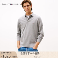 Tommy Hilfiger25新款秋冬男裝商務(wù)休閑純色小繡標(biāo)修身長(zhǎng)袖T恤POLO衫05259