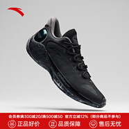 安踏（ANTA）速戰(zhàn)6丨PG7科技籃球鞋穩(wěn)定支撐防滑耐磨運動鞋 黑/火山灰-1 39