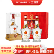 五糧液（WULIANGYE）天下酒倉五谷水晶52度濃香型白酒純糧食酒500ml2瓶禮盒裝配手提袋 500mL 2瓶 五糧液天下酒倉 *禮盒