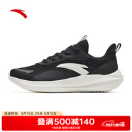 安踏（ANTA）男鞋運動跑步鞋夏季透氣輕便減震休閑網(wǎng)面跑鞋子男 黑-4 41 (255mm) /美碼8