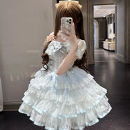唐努烏現貨【天鵝絨】lolita套裝春款小清新禮服哥特風(fēng)公主裙洛麗塔 歐拉OP L 【115-130斤】