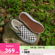 VANS范斯官方 經(jīng)典款Slip-On黑白棋盤(pán)格經(jīng)典一腳蹬鞋帆布鞋低幫 黑白棋盤(pán)格 37