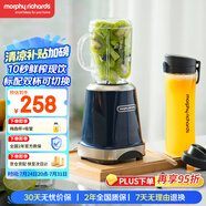 摩飛電器（Morphyrichards）榨汁機(jī)【國(guó)家補(bǔ)貼】便攜式果汁機(jī)家用料理攪拌機(jī)梅森杯雙杯水果電動(dòng)榨汁杯MR9500藍(lán)色