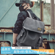 teemzone男士雙肩包學(xué)生書包時(shí)尚男包潮流復(fù)古電腦包大容量背包生日禮物