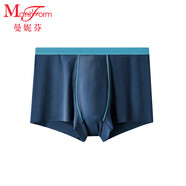 MW1曼妮芬MW1男士60s羅紋莫代爾內褲透氣無(wú)痕自由裁平角短褲