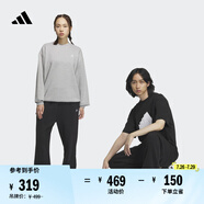 adidas情侶款加絨加厚直筒束腳運(yùn)動(dòng)褲男女阿迪達(dá)斯官方輕運(yùn)動(dòng) 黑色 2XL