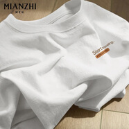 棉致純棉t恤男夏季字母印花半袖上衣寬松簡(jiǎn)約短袖體恤ins 【重磅純棉】長(cháng)標K月光灰 L 【建議120-140斤】