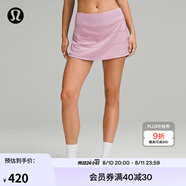 lululemon丨Pace Rival 女士運動(dòng)中腰短裙 速干 芯吸 LW8A78R 薔薇粉 XS /4