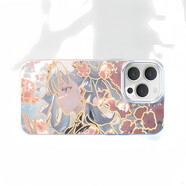 KYODO鳴潮手機殼卡提希婭芙露德莉斯今汐適用蘋(píng)果16極光金漸變iphone15小米14二次元紅米tubro4pro游戲i IMD金色漸變殼今汐 其他手機型號