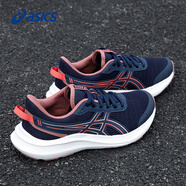 asics亞瑟士跑步鞋女鞋穩定舒適運動(dòng)鞋子秋冬季透氣耐磨支撐跑鞋JOLT 5 藍色/粉色 37.5