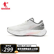 喬丹女跑步鞋飛影4.0女子跑鞋運動鞋輕便軟彈 樺白色/鯊魚灰 35