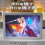 班貝智王者榮耀燈光畫(huà)周邊瀾曜李白鏡韓信二次元高顏值桌面擺件裝飾 【橫款】夏洛特-浮生妄 【插電款】單燈光+精美禮盒