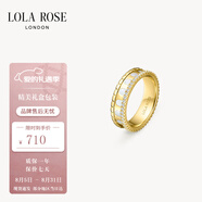 LOLA ROSE羅拉玫瑰拱門(mén)戒指女款情侶戒指七夕情人節禮物生日禮物女七夕禮物
