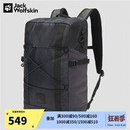 Jack Wolfskin狼爪背包男包女包春夏款戶(hù)外露營(yíng)出行旅游大容量雙肩包2011241 2011241-6350/深灰色 470×280×130mm