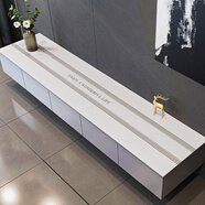 依偶電視柜墊保護墊桌墊長(cháng)條桌布現代簡(jiǎn)約餐邊柜鞋柜墊臺面保護墊電視 輕奢玉潤 40*220cm