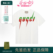 古馳（GUCCI）  節日禮物 Lido系列 鋒刃印花圓領(lǐng)套頭短袖T恤 男款 【春裝】 鹿晗同款XJAZY-9037 XS